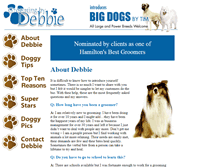 Tablet Screenshot of groomingbydebbie.com